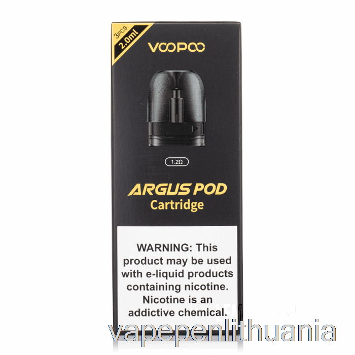 Voopoo Argus Pod Pakeitimo Ankštys 1,2ohm Pods Vape Skystis